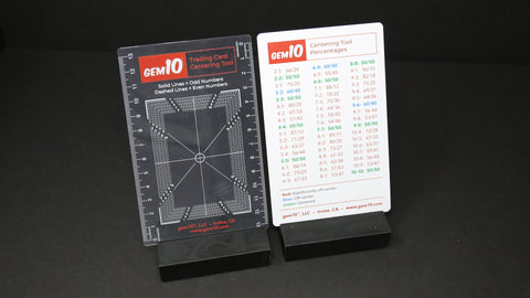 Gem10®️ Trading and Sports Card Centering Tool - White